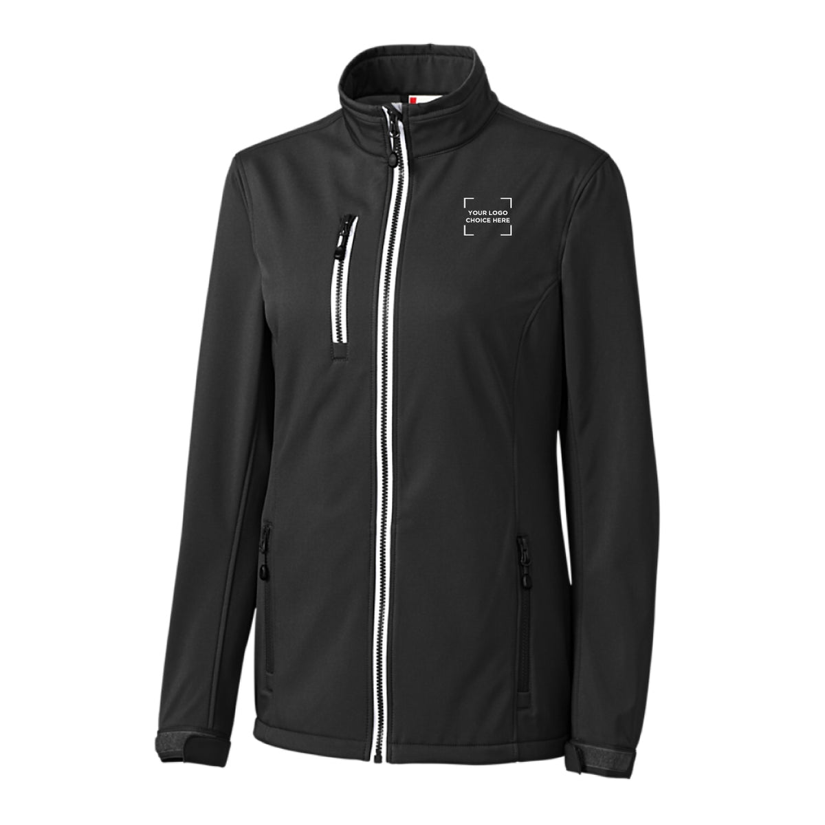 Ladies' Clique Telemark Eco Stretch Softshell Full Zip Jacket